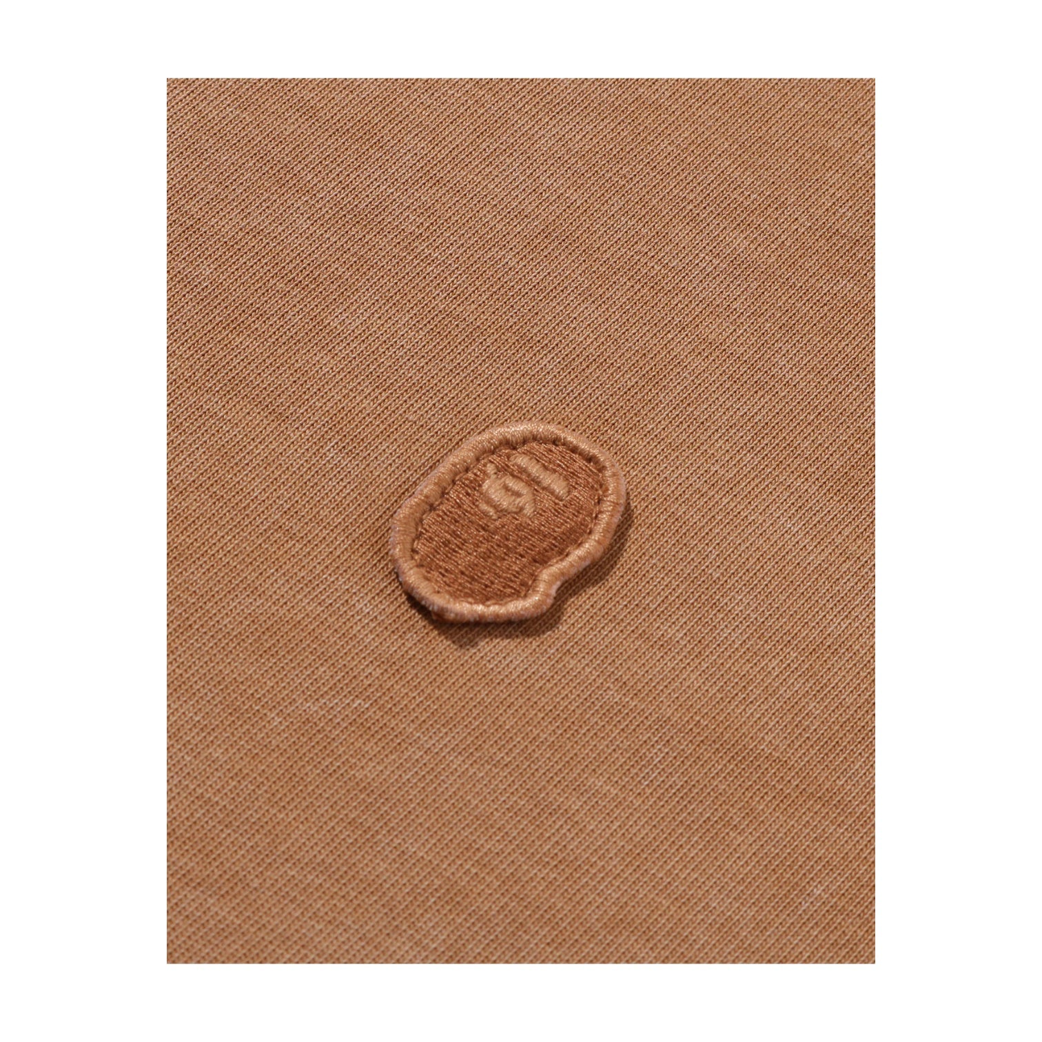 A Bathing Ape Garment Dyed One Point Relaxed Fit T-Shirt 'Brown' 0ZXTEM303091RBWX
