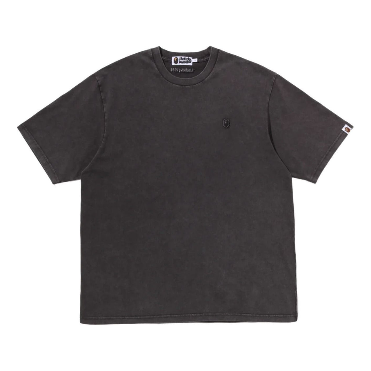 A Bathing Ape Garment Dyed One Point Relaxed Fit T-Shirt 'Black' 0ZXTEM303091RCCX