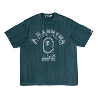 A Bathing Ape Brush College Relaxed Fit T-Shirt 'Green' 0ZXTEM310091QGRX