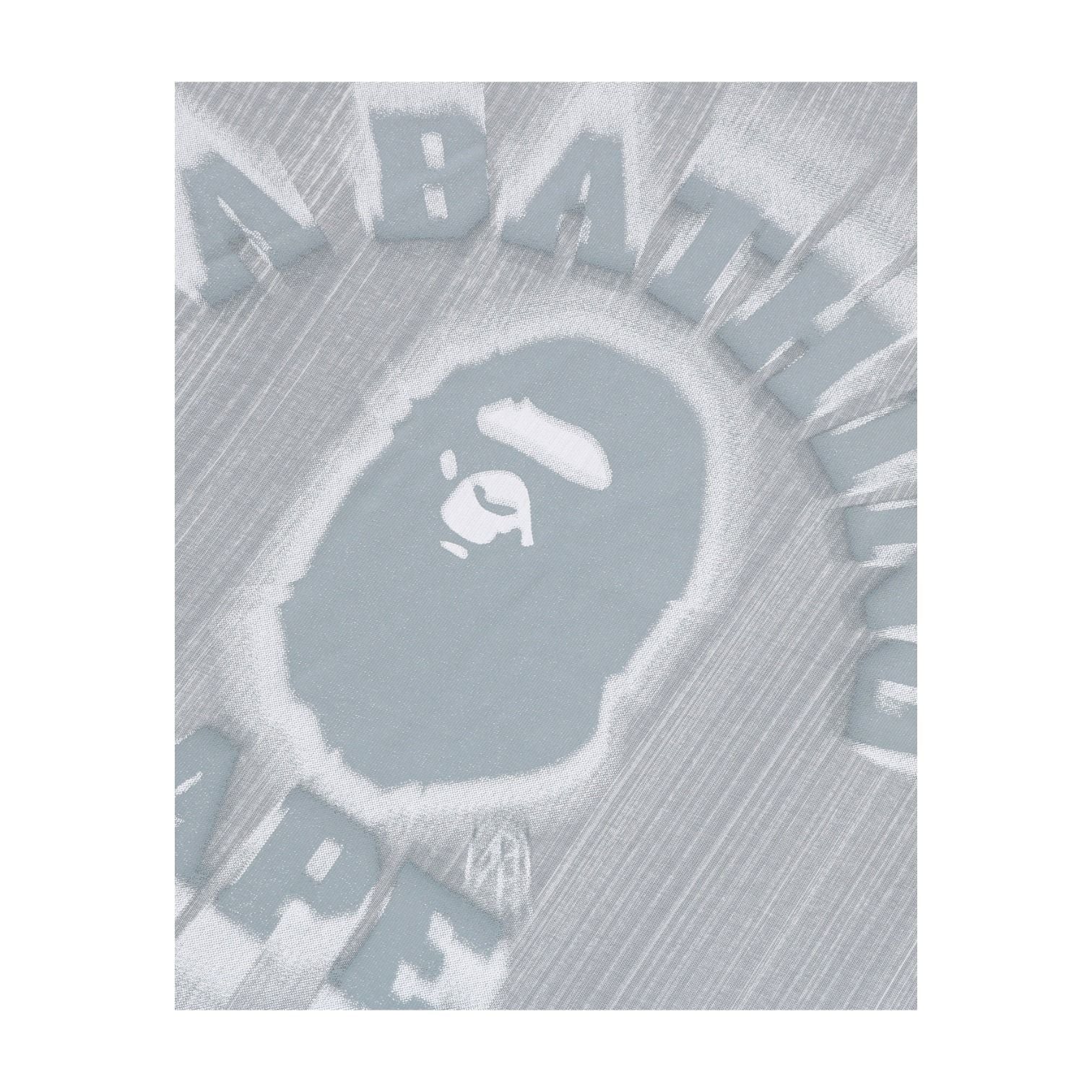 A Bathing Ape Brush College Relaxed Fit T-Shirt 'Grey' 0ZXTEM310091QGYX