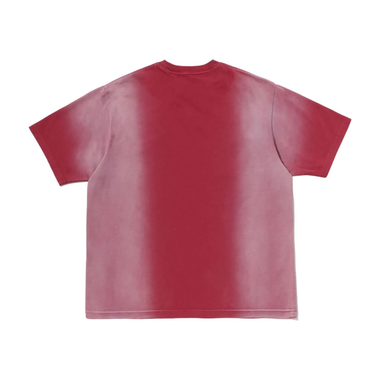 A Bathing Ape Bleeched Multi Ape Head Logo Relaxed Fit T-Shirt 'Red' 0ZXTEM317091RBDX