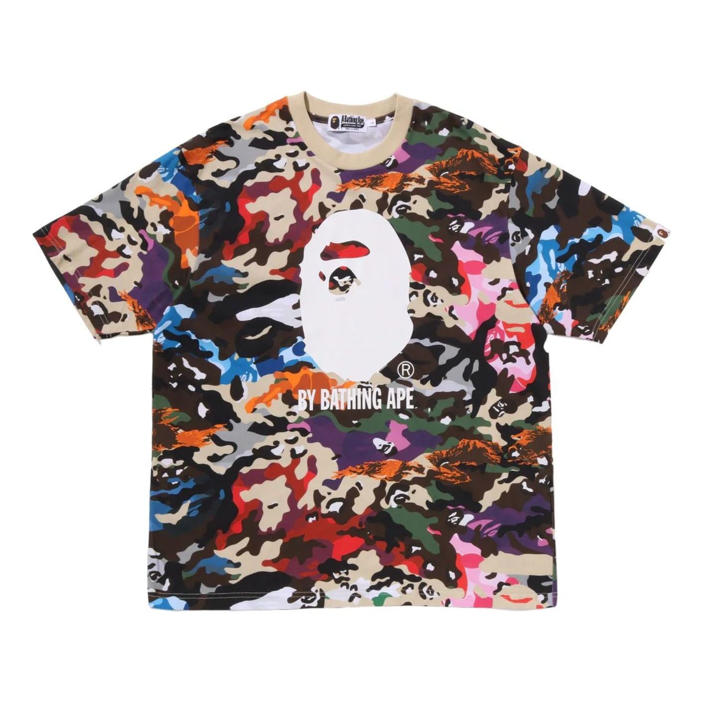 A Bathing Ape Hybrid Camo Relaxed Fit T-Shirt 'Multicolor' 0ZXTEM318091RMLX