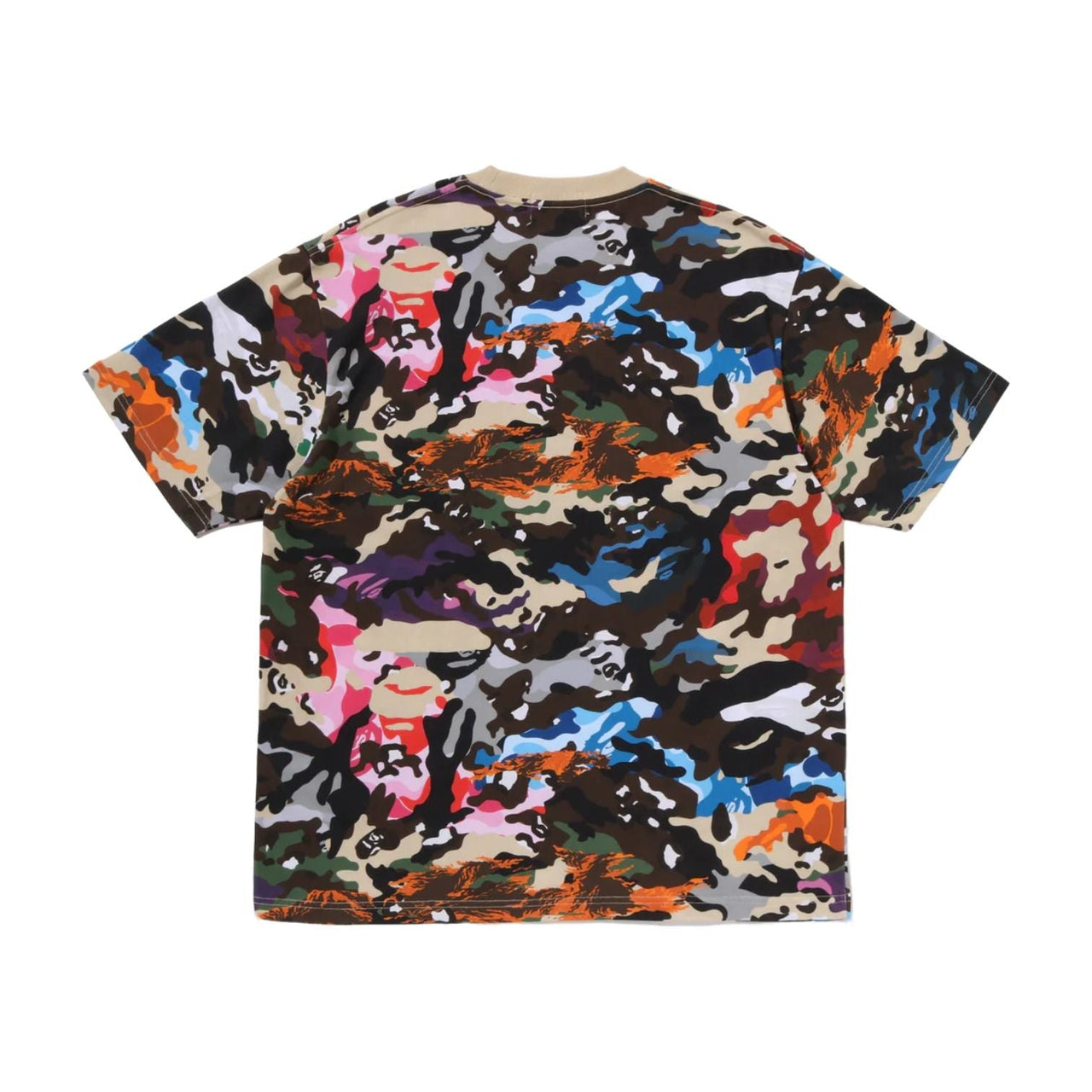 A Bathing Ape Hybrid Camo Relaxed Fit T-Shirt 'Multicolor' 0ZXTEM318091RMLX