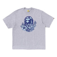 A Bathing Ape Palm Resort Camo Ape Head T-Shirt 'Grey' 0ZXTEM347101QGYX