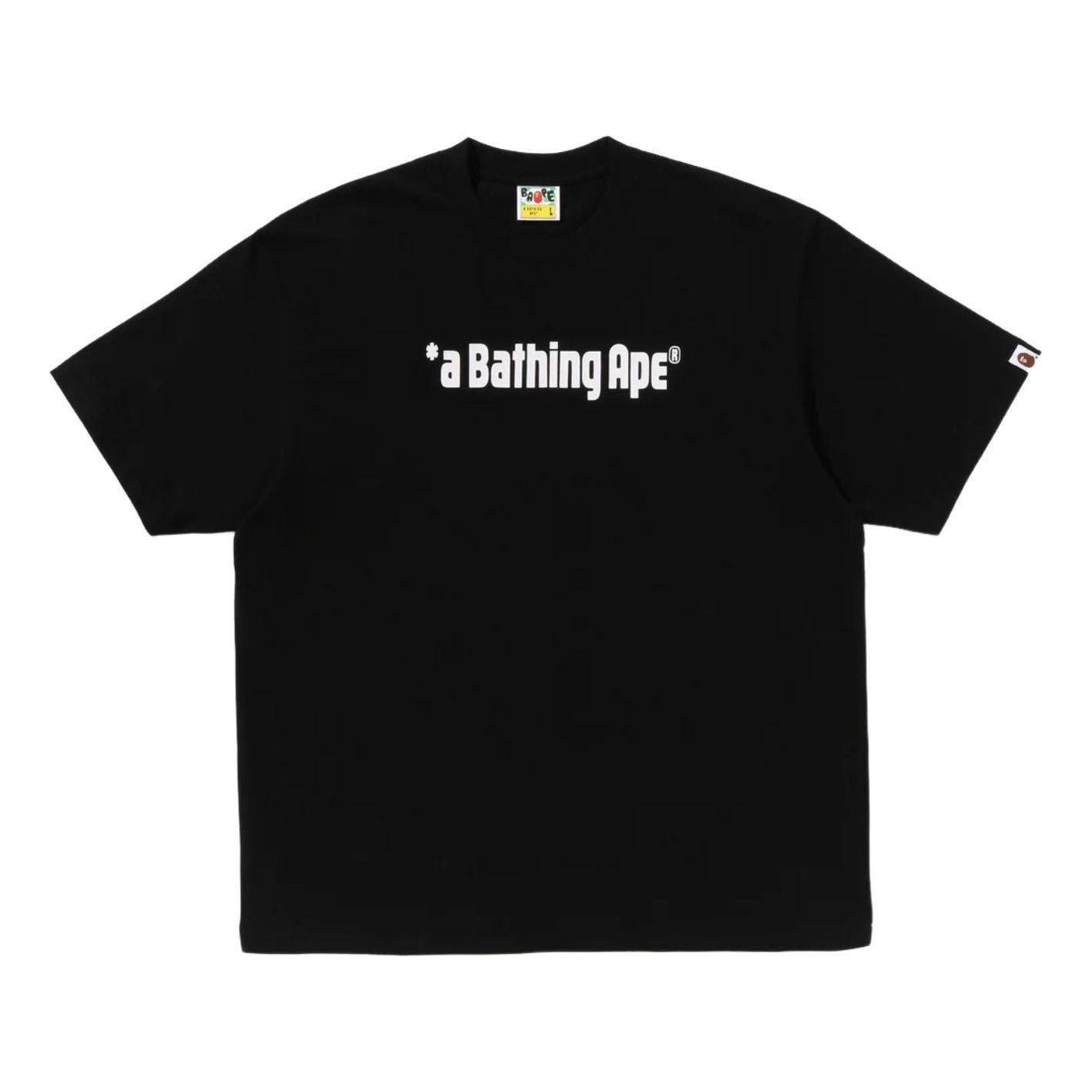A Bathing Ape A Bathing Ape Logo Relaxed Fit T-Shirt 'Black' 0ZXTEM329101QBKX