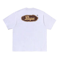 A Bathing Ape Skateboard BAPE Logo Relaxed Fit T-Shirt 'White' 0ZXTEM331101QWHX