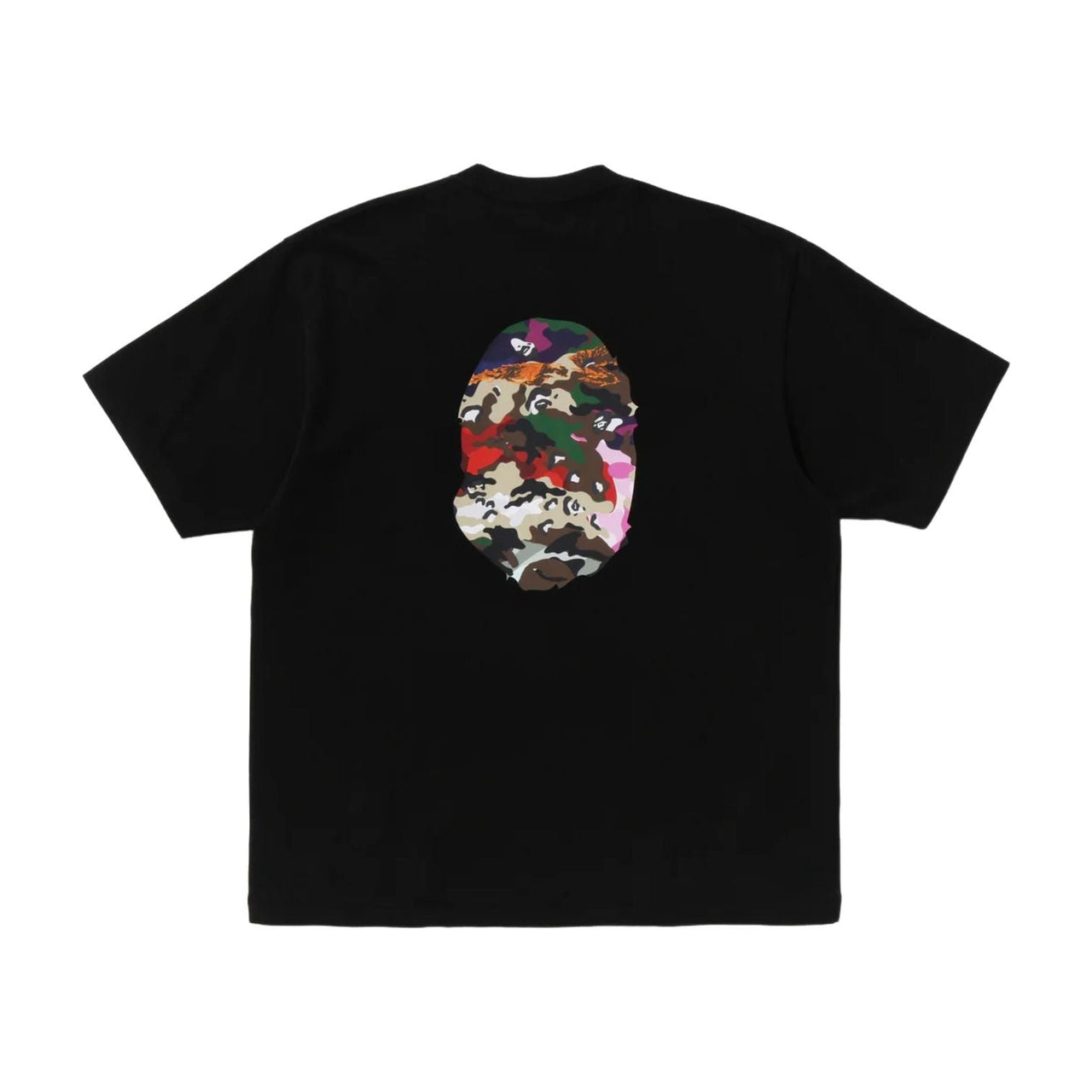A Bathing Ape Hybrid Camo Ape Head Relaxed Fit T-Shirt 'Black' 0ZXTEM337101RBKX