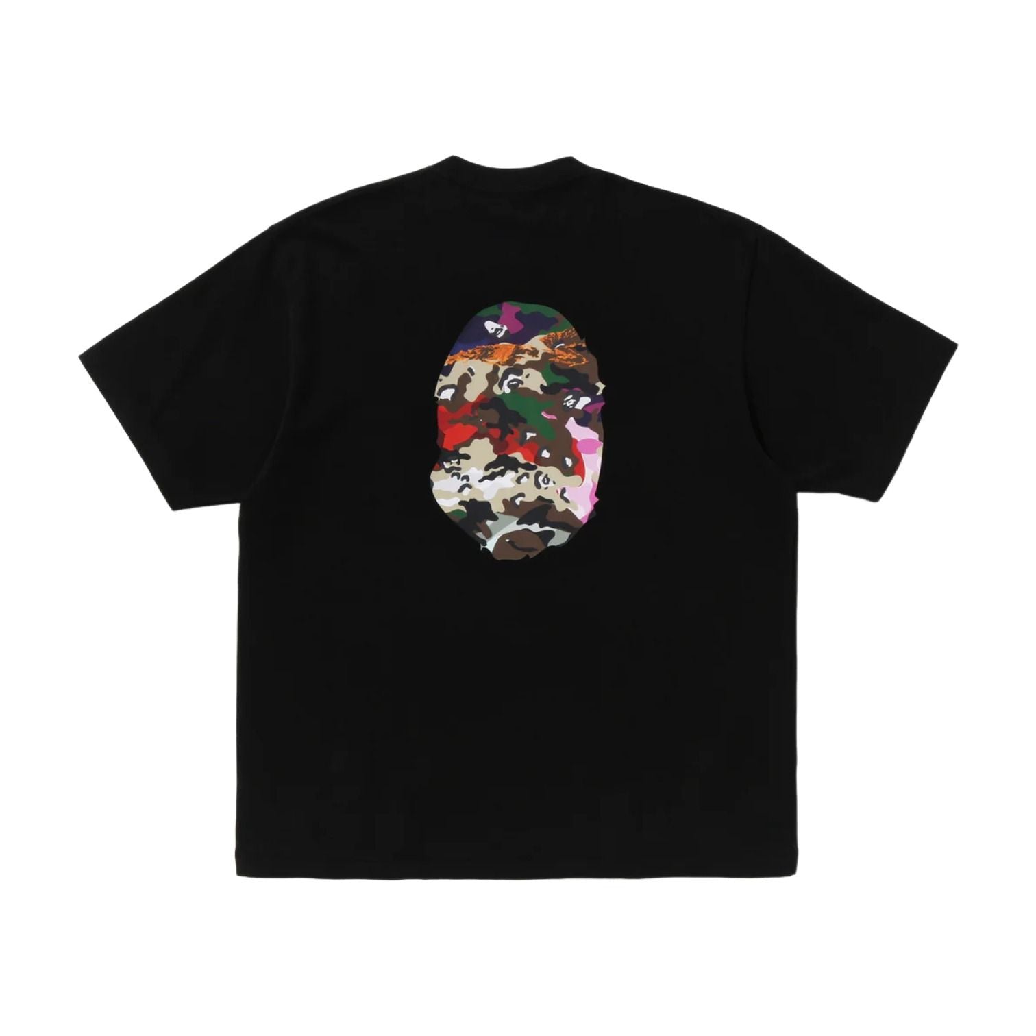A Bathing Ape Hybrid Camo Ape Head Relaxed Fit T-Shirt 'Black' 0ZXTEM337101RBKX