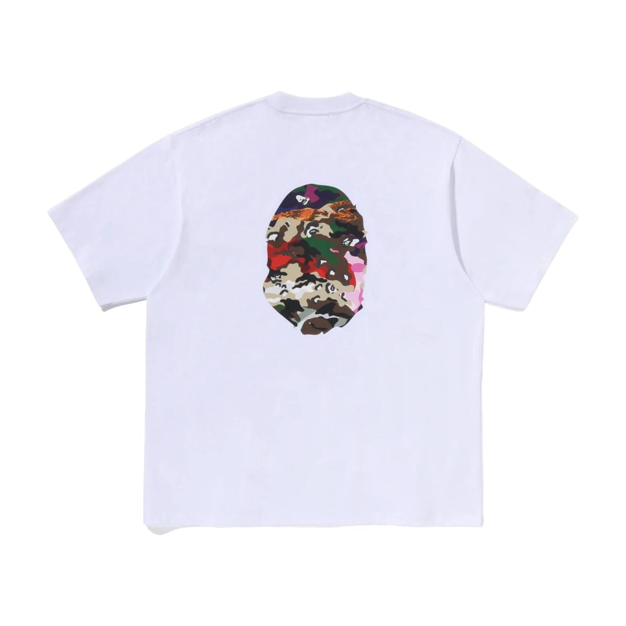 A Bathing Ape Hybrid Camo Ape Head Relaxed Fit T-Shirt 'White' 0ZXTEM337101RWHX