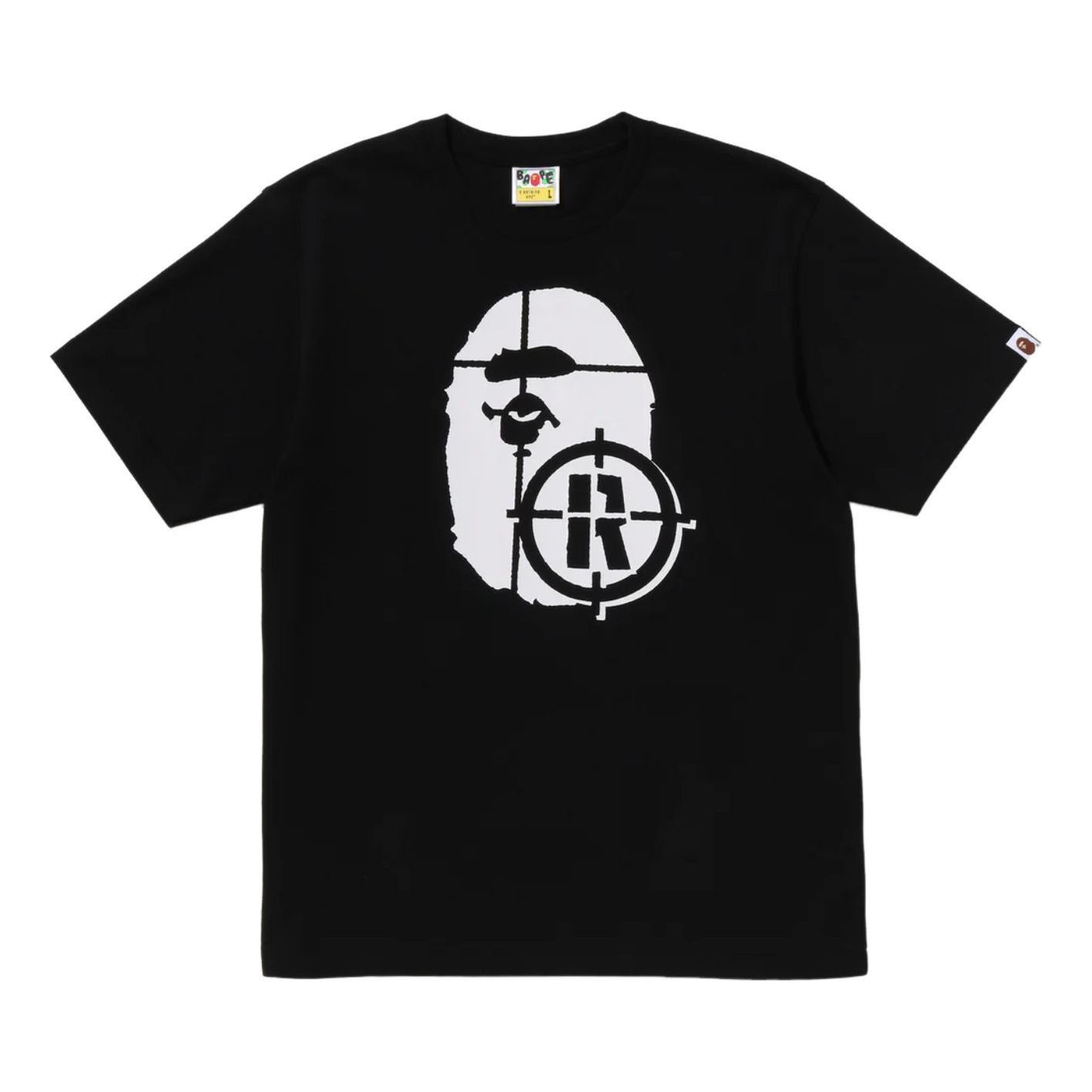 A Bathing Ape Hunting Ape Head T-Shirt 'Black' 0ZXTEM340101QBKX