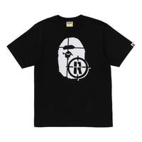 A Bathing Ape Hunting Ape Head T-Shirt 'Black' 0ZXTEM340101QBKX