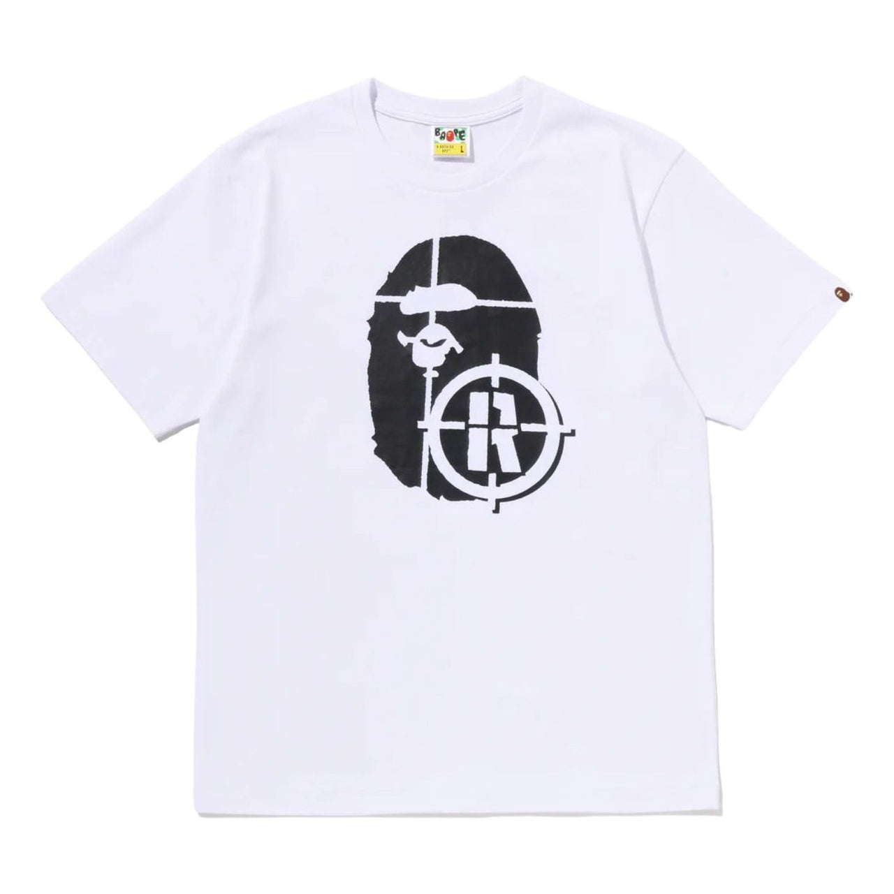 A Bathing Ape Hunting Ape Head T-Shirt 'White' 0ZXTEM340101QWHX