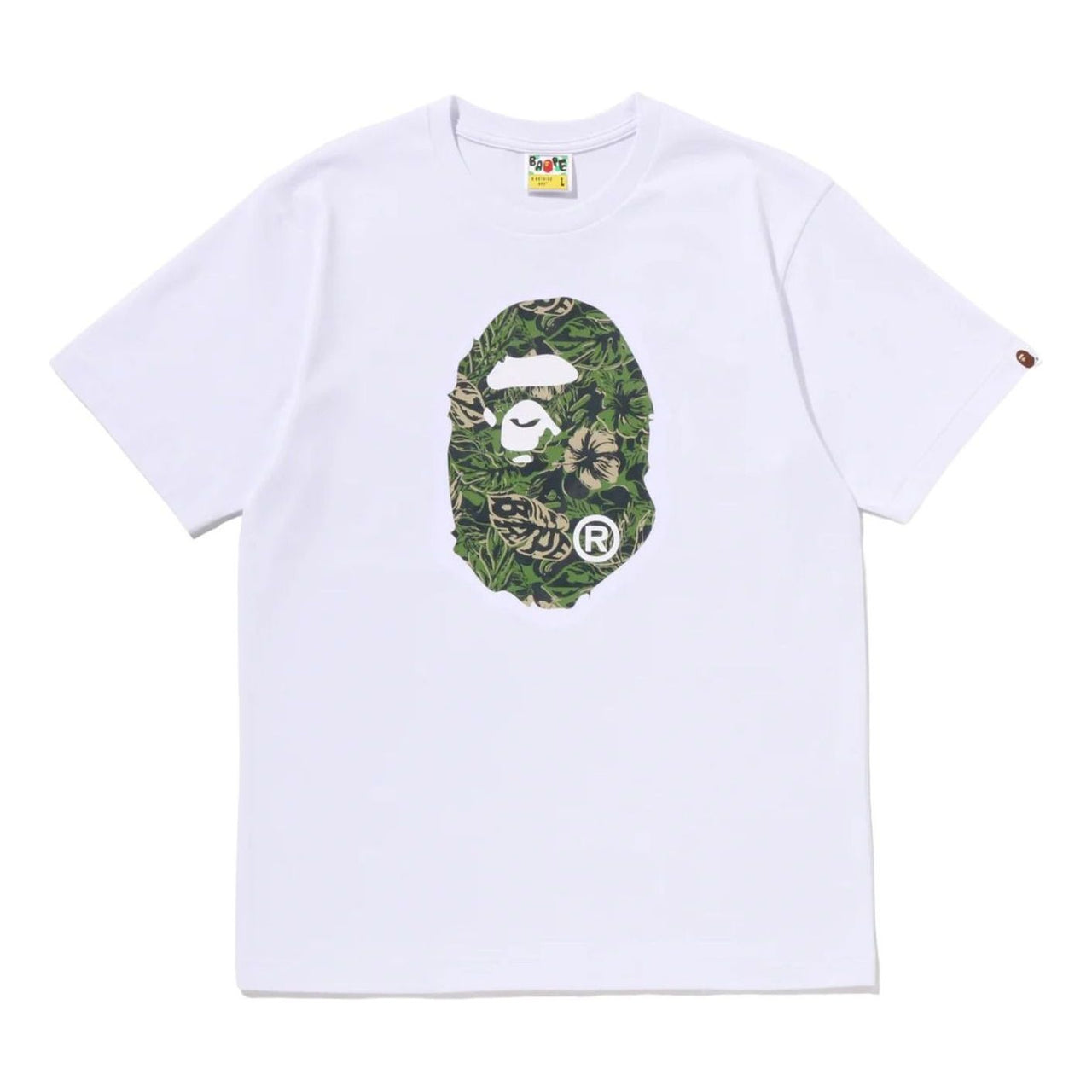 A Bathing Ape Resort Ape Head Relaxed Fit T-Shirt 'White' 0ZXTEM321101QWHX