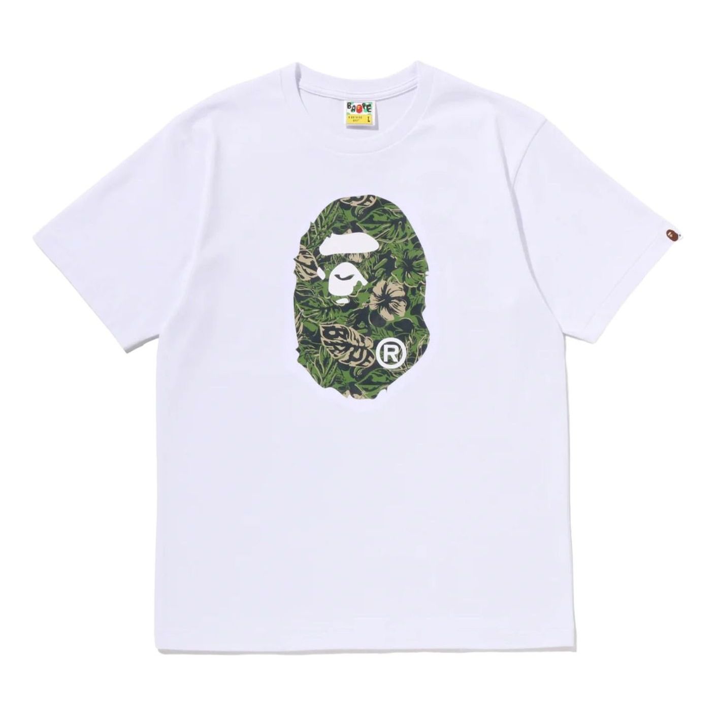 A Bathing Ape Resort Ape Head Relaxed Fit T-Shirt 'White' 0ZXTEM321101QWHX