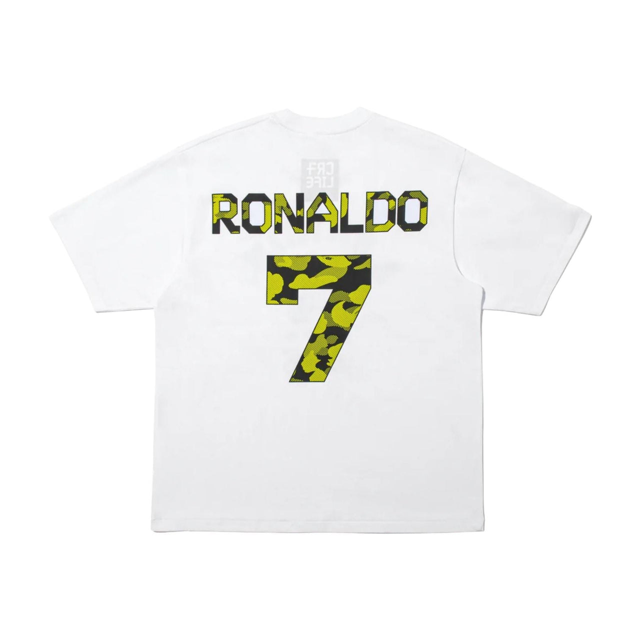 A BATHING APE x Cristiano Ronaldo CR7 Life College Relaxed Fit T-Shirt 'White' 0ZXTEM920101QWHX