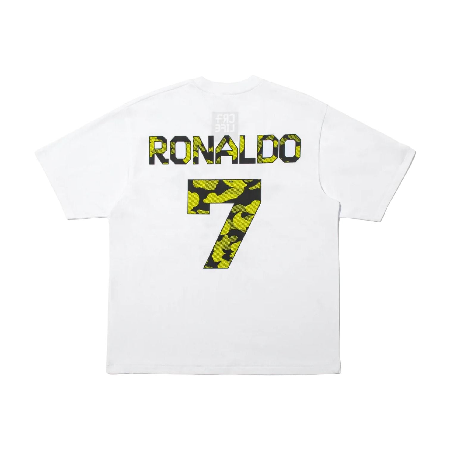 A BATHING APE x Cristiano Ronaldo CR7 Life College Relaxed Fit T-Shirt 'White' 0ZXTEM920101QWHX