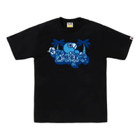 A Bathing Ape Palm Resort Camo Milo on Bape T-Shirt 'Black' 0ZXTEMX01410QBKX
