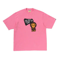 A Bathing Ape Baby Milo Graphic Relaxed Fit T-Shirt 'Pink' 0ZXTEMX30210RPKX