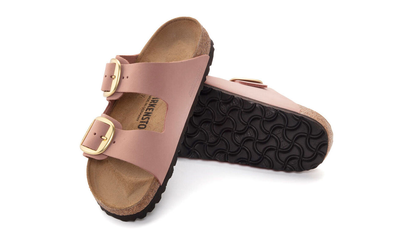 (WMNS) Birkenstock Arizona Big Buckle Nubuk Leather 'Old Rose' 1023963