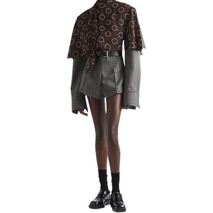 PRADA Casual Shorts Women's Smoke Gray