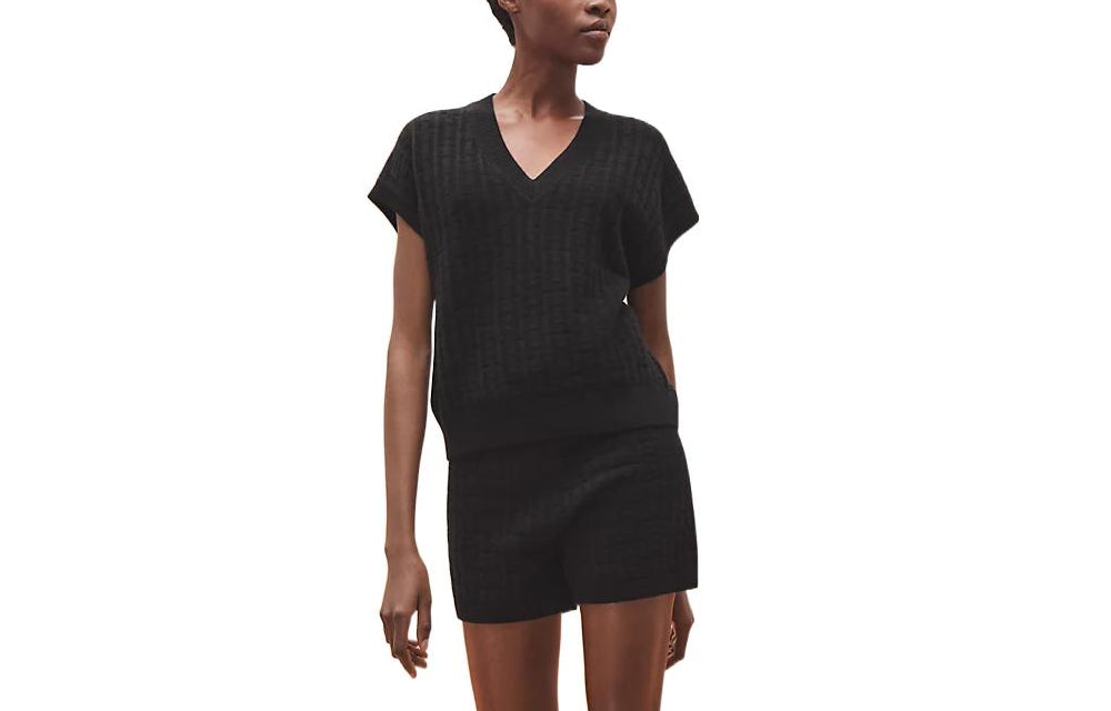 HERMES SS23 Crop Tops Women's Black