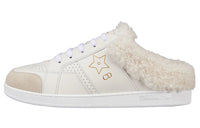 DIOR Star Closed Toe Slippers Women's White