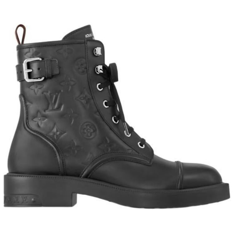 LOUIS VUITTON Citizen Short Martin Boot Women's Black