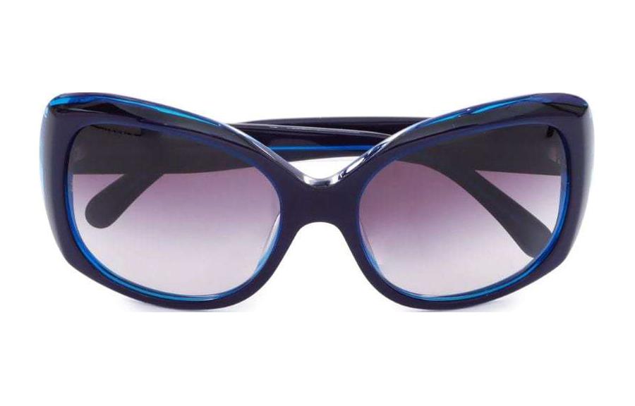 CHANEL 2000s Cc Square-frame Sunglasses
