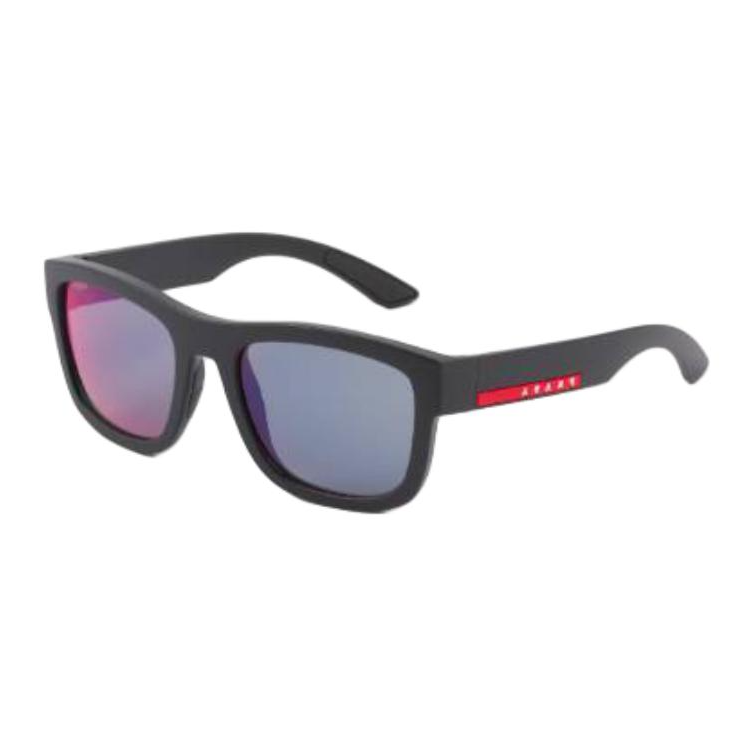 PRADA Nylon Square Sunglasses Men's Black