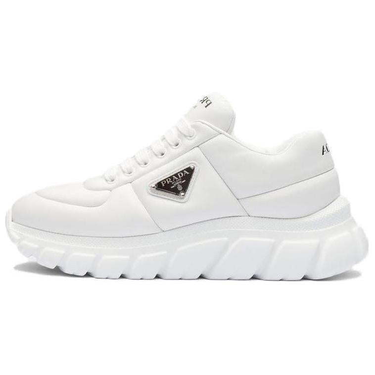 PRADA Low Top Casual Shoes Women's White