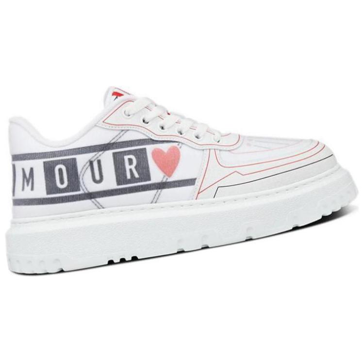DIOR Addict Sneaker 'DIORamour D Chess Heart White' Women's