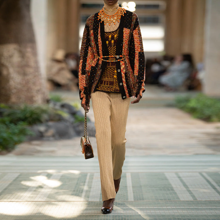 CHANEL Knitwear Women's Orange