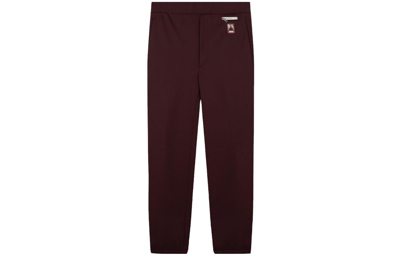 PRADA Casual Pants Men Dark Red