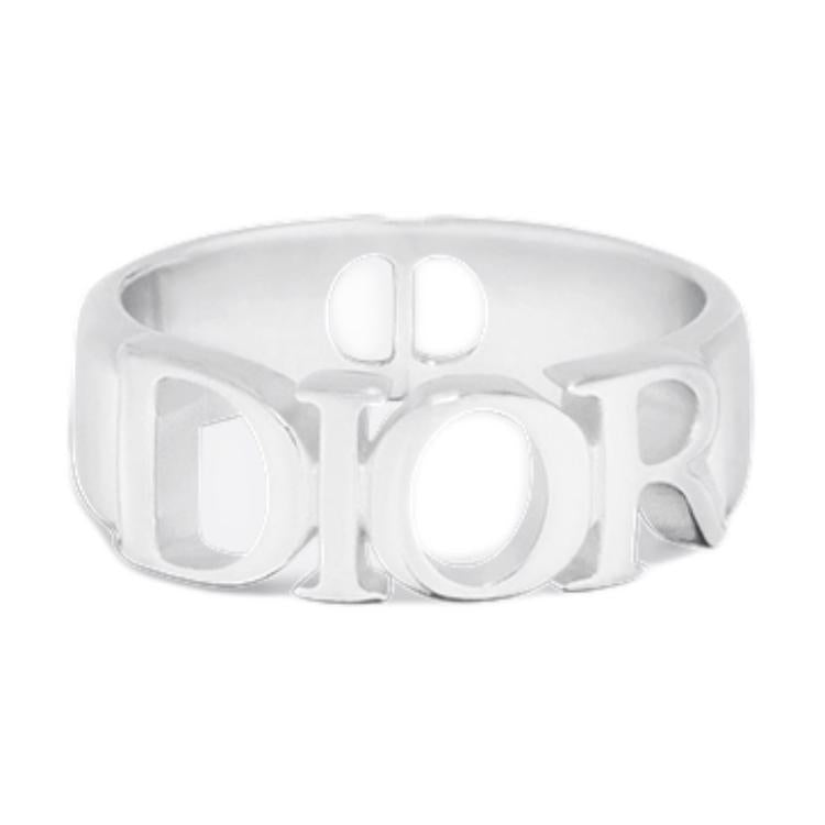DIOR Sterling Silver Rings Men's Silver