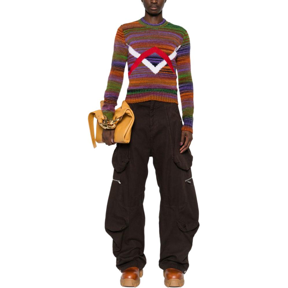 LOEWE Sweater 'Red/White'