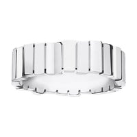 DIOR 18K White Gold Rings Unisex Silver