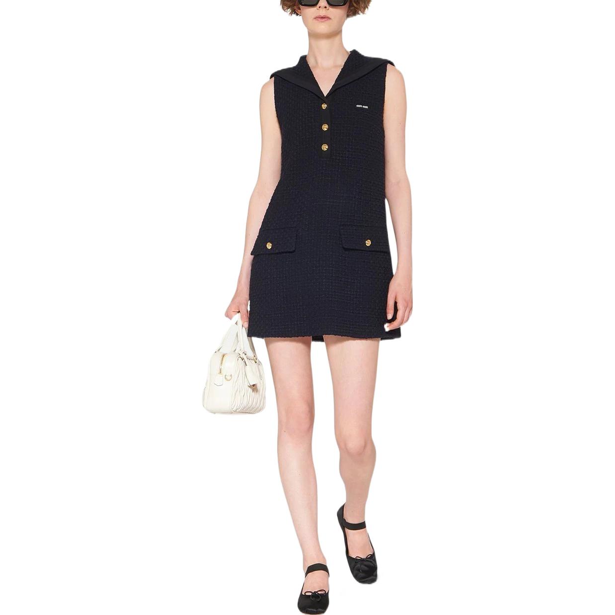 MIU MIU Sleeveless Dresses Women's Blue