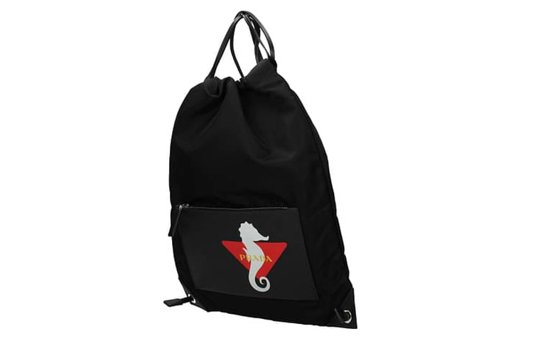 PRADA Fabric Backpack Women's Black