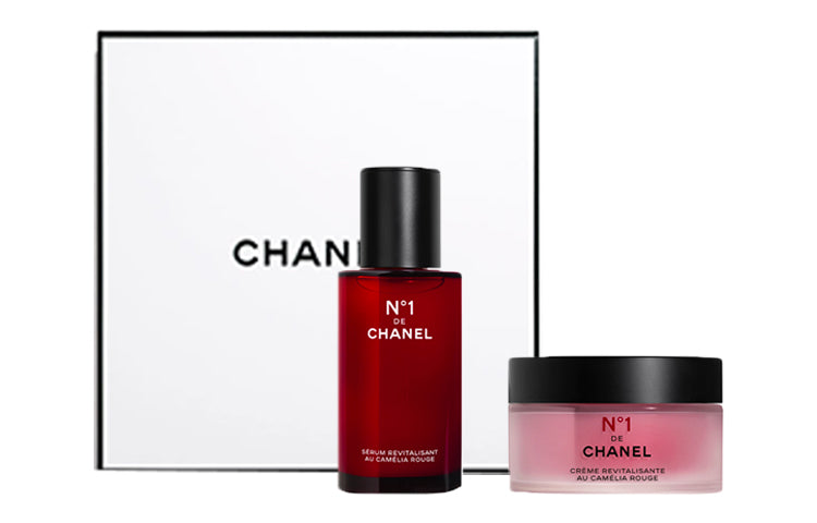 CHANEL No.1 Red Camellia Star Revitalizing Box Skincare Sets Moisturizing Essence + Cream