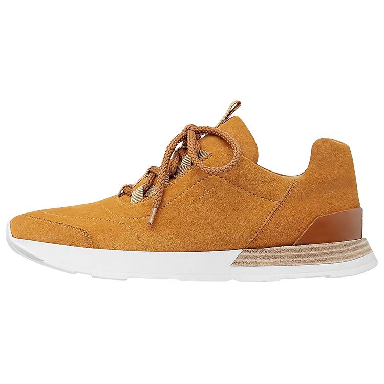 HERMES Buster Low-Top Athletic Shoes Women's Brown