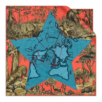 DIOR Mulberry Silk Silk Scarves Women's Multicolor