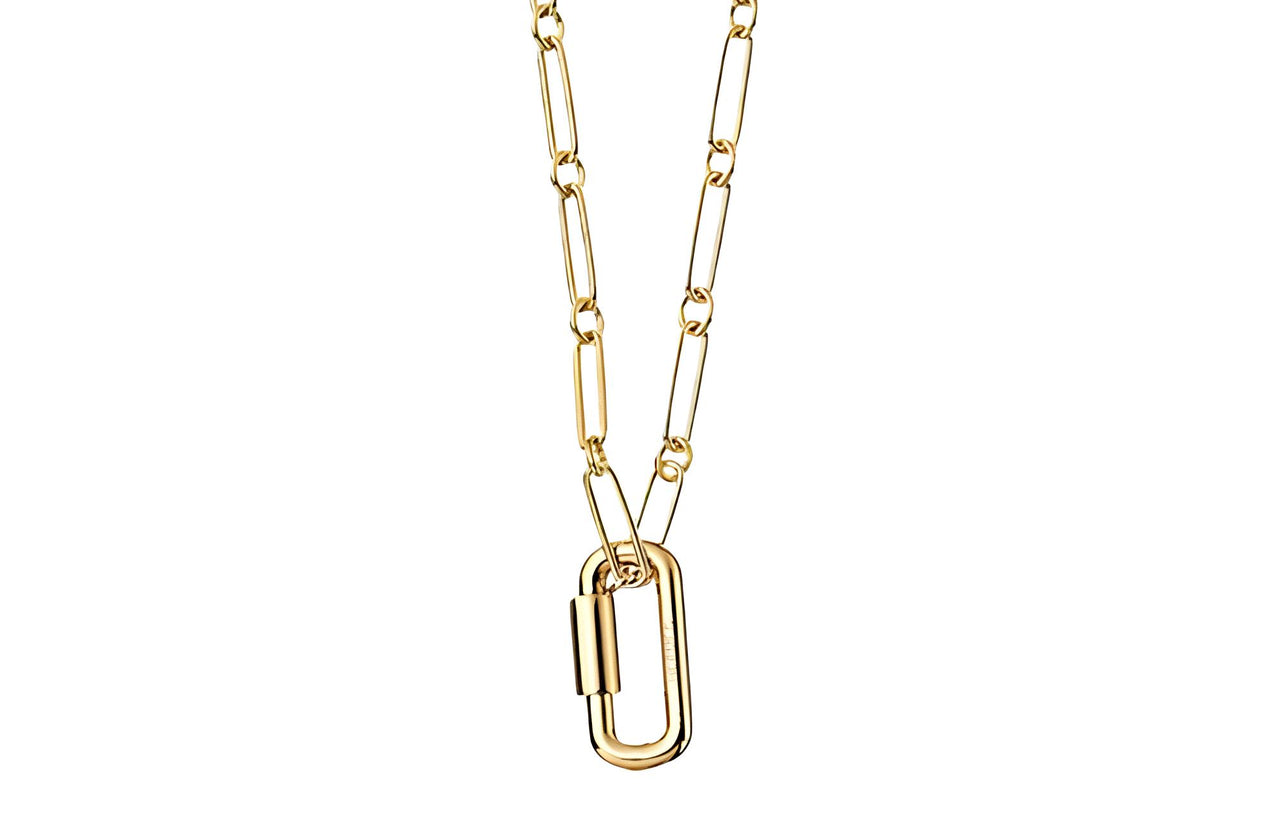 HERMES Curiosite Metal Necklaces Women's