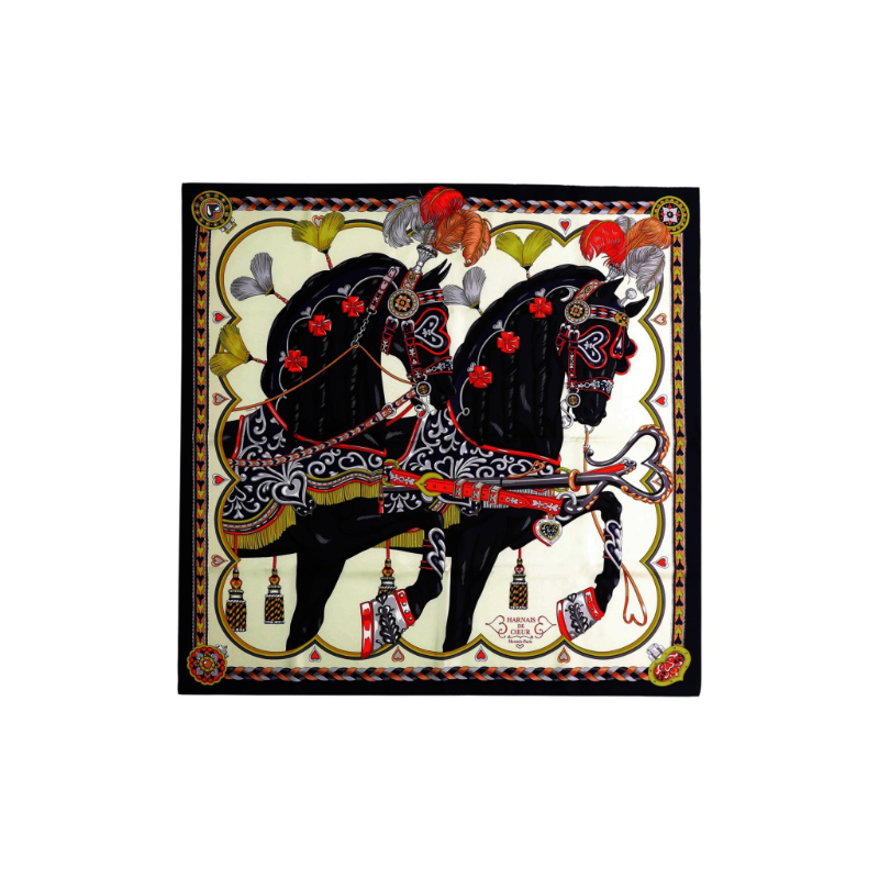 HERMES Silk Scarves Women's Multicolor