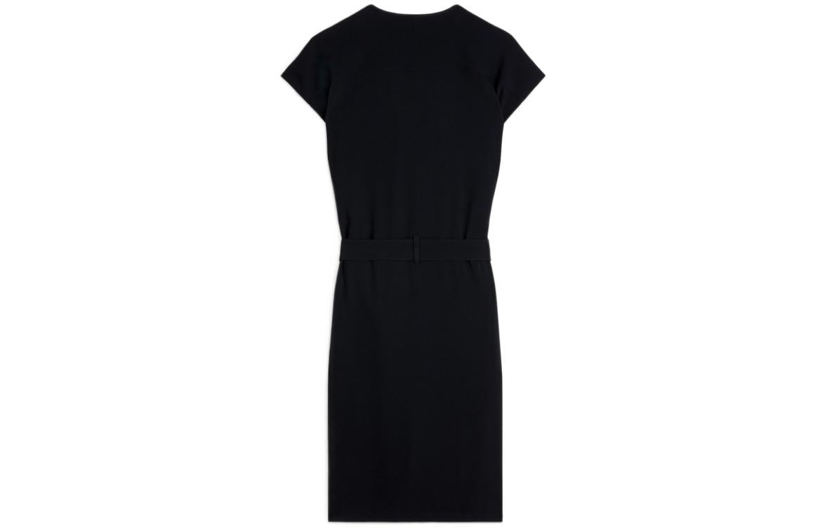 CELINE Belted Waist Buttoned Dress