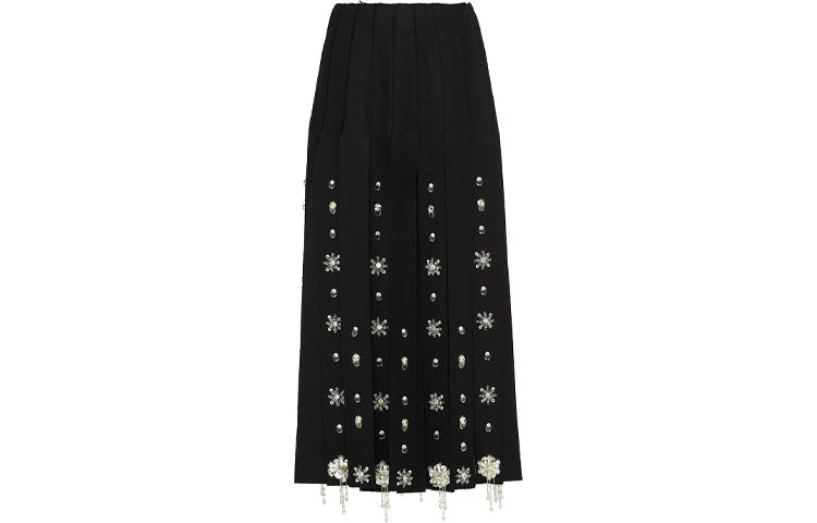 PRADA Casual Long Skirts Women's Black