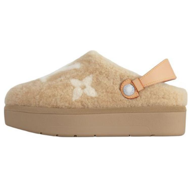 LOUIS VUITTON 57th Street NYC Aspen Casual Single Shoes Women's Beige