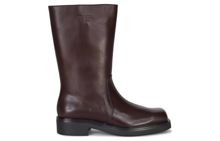 PRADA Ankle Boots Men Brown