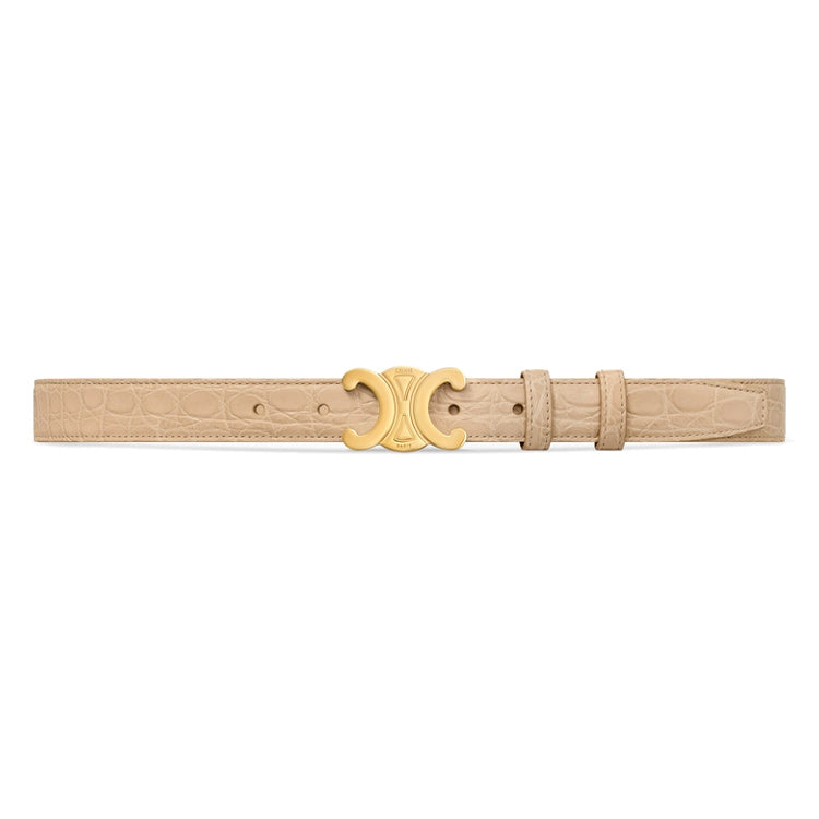 CELINE Medium Triomphe Belt In Alligator