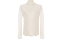 SAINT LAURENT Draped Crepe Blouse