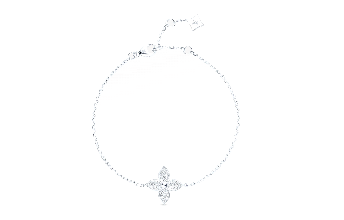 LOUIS VUITTON Idylle Blossom Bracelet White Gold Diamonds